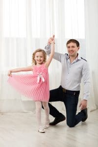 father daughter dancing