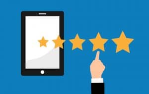  Tablet and 5 stars