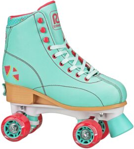 Lucy Watermelon skates mint green and hot pink